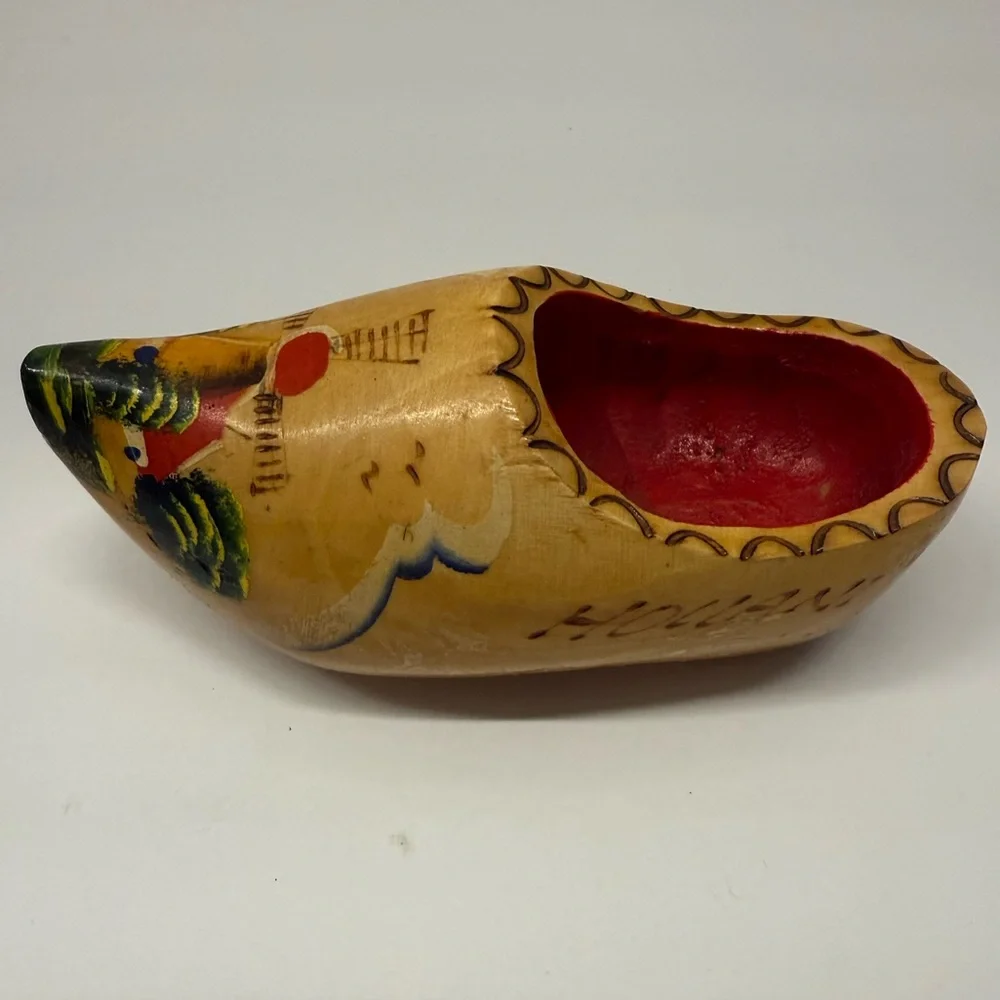 Vintage Wooden Clog Wall Decor